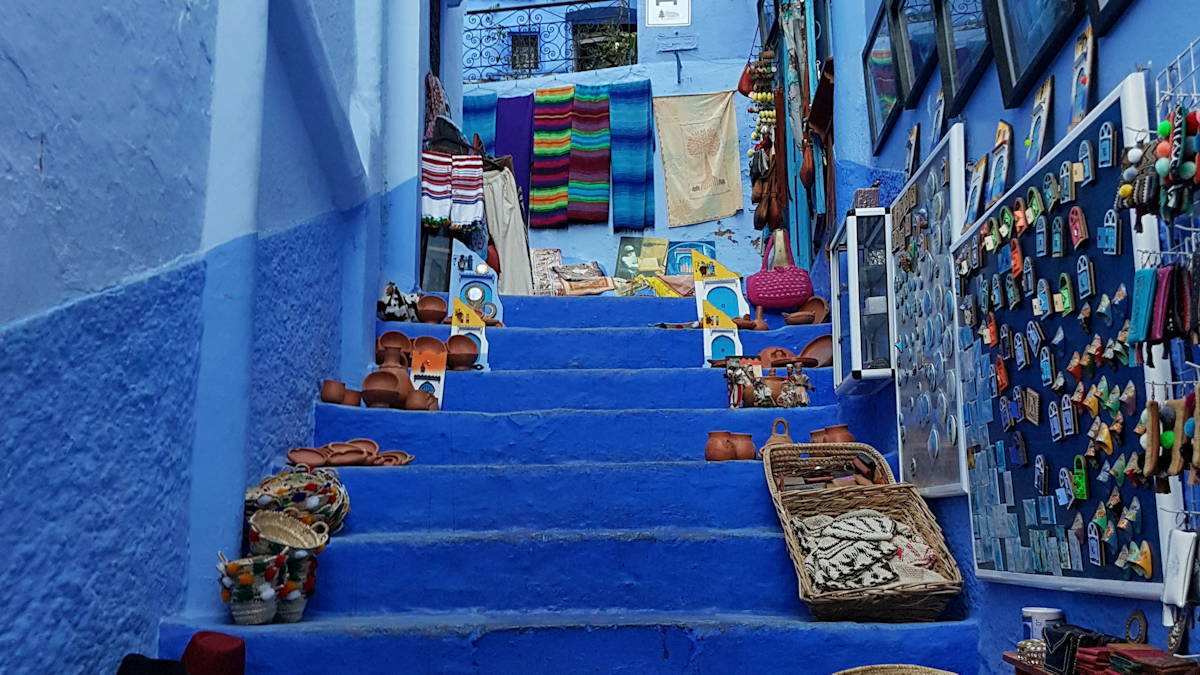 Morocco - Blue stairs