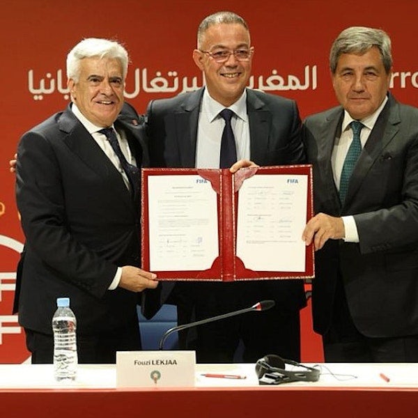 The Presidents of Morocco, Portugal and Spain’s Football Associations met in Rabat today to sign a letter confirming their interest to bid for the FIFA World Cup 2030 and share their vision of the tournament with the world.